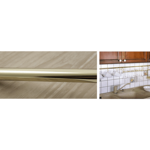 Tubo Tondo d.16 Spessore 1,5 Ottonato cm.100  Manart